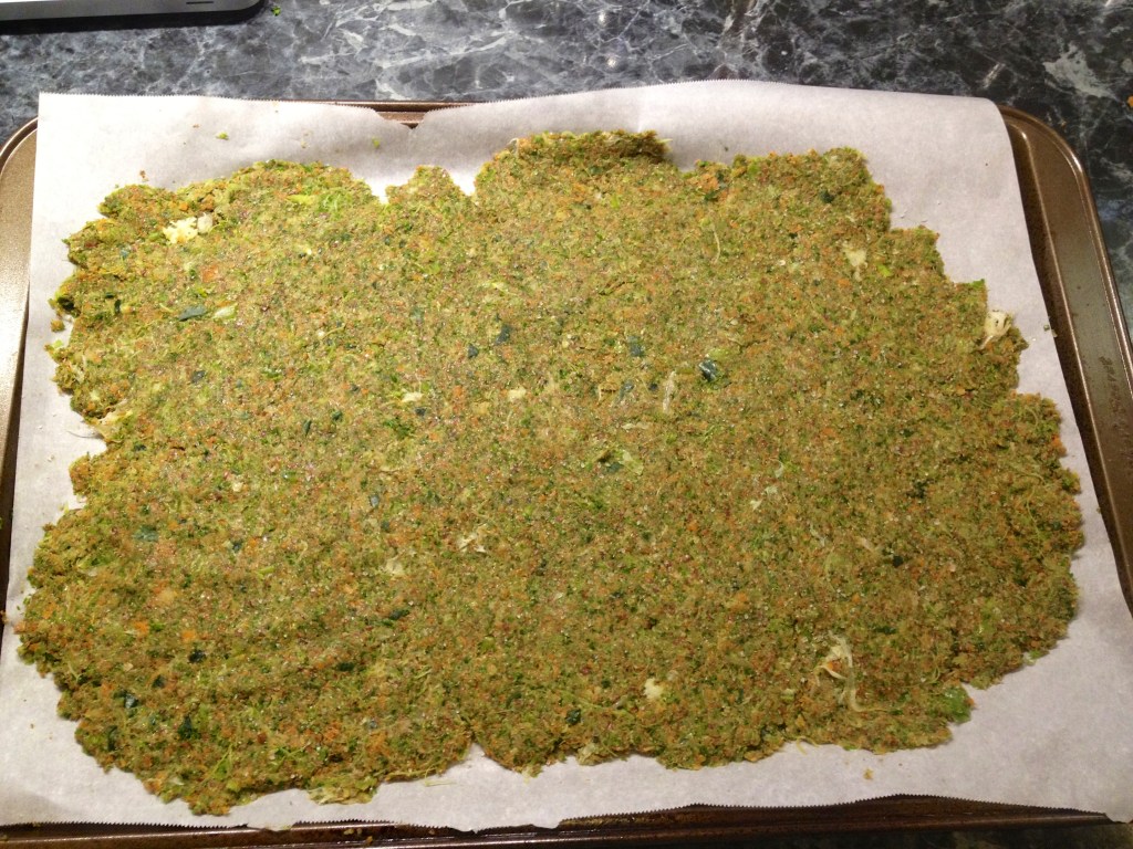 The cracker mixture, before I put it in the oven. I also 