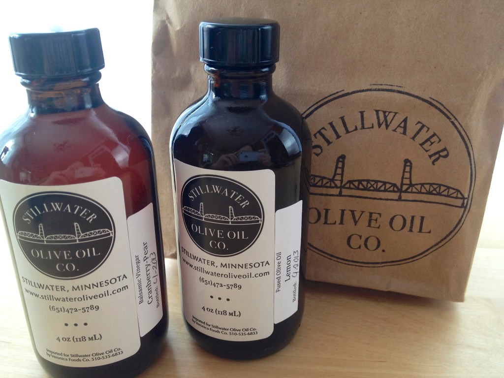 Lemon-infused olive oil and