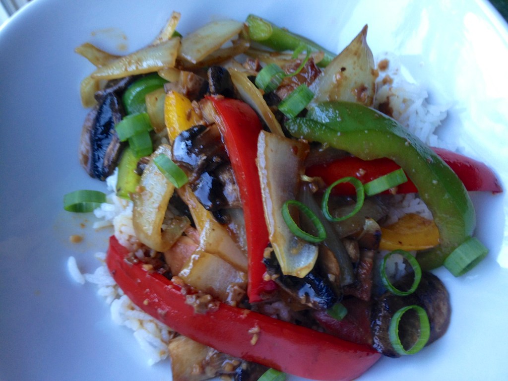 I apologize for the blurry and messy photo. It smelled really good and I couldn't wait to dig in so photography was the least of my worries. ;)