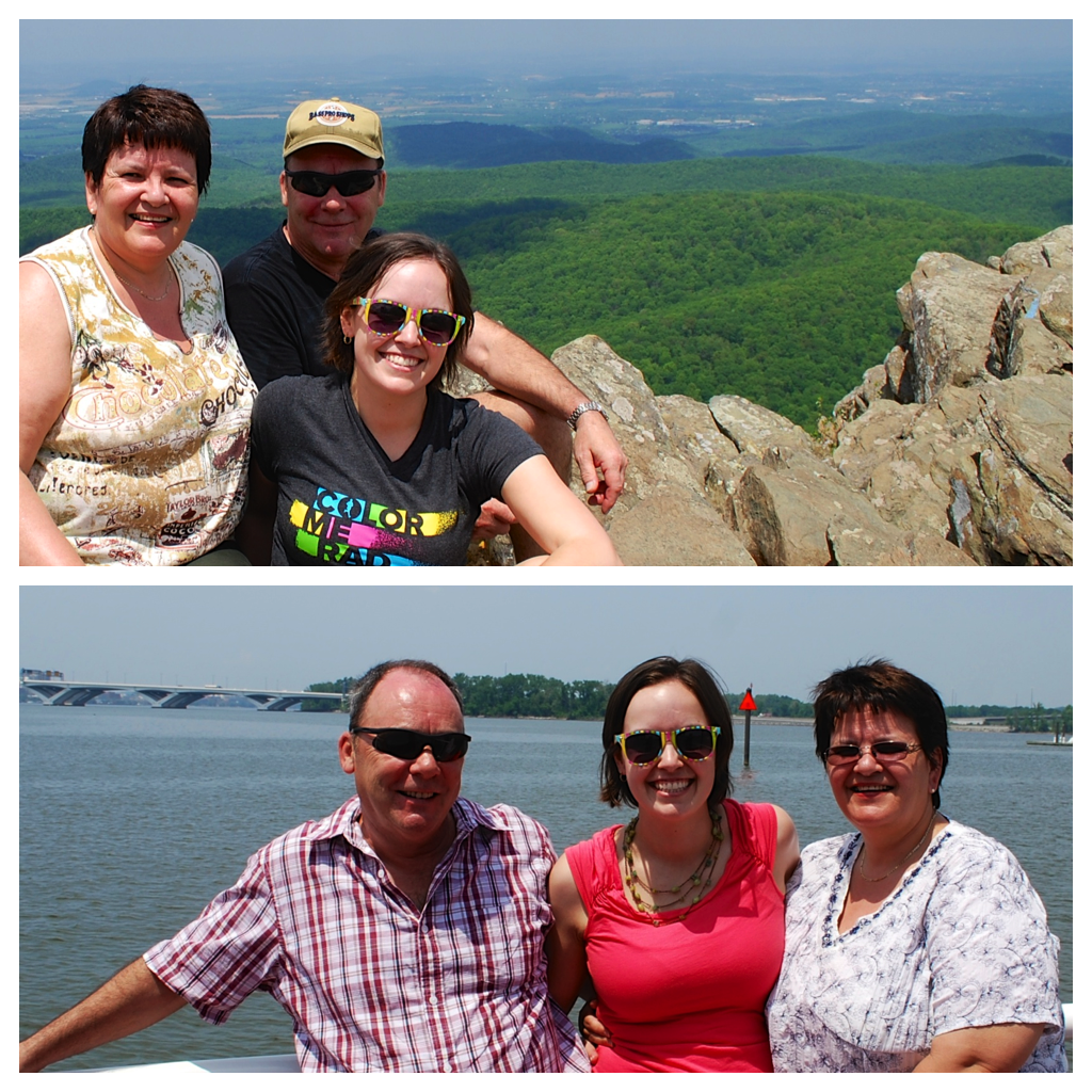 Top photo: Humpback Rocks, Bottom photo: National Harbor