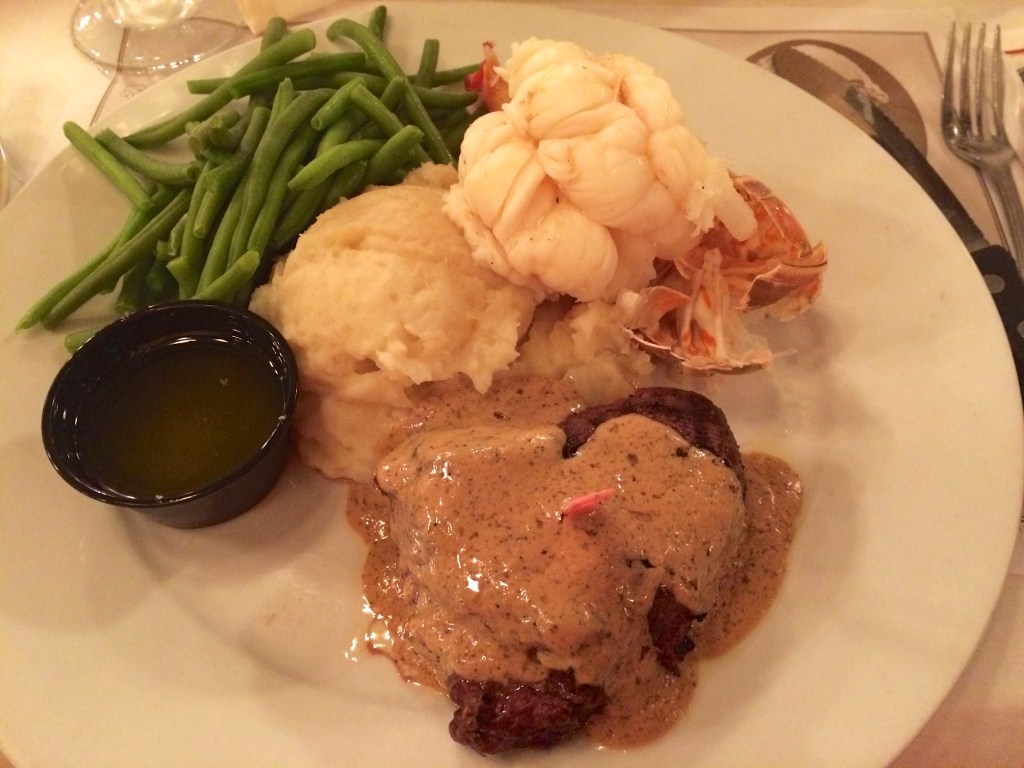 Surf-and-turf at River House Seafood
